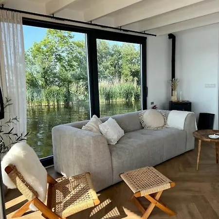 Botel Surla Houseboat Nevel Kagerplassen With Tender Buitenkaag